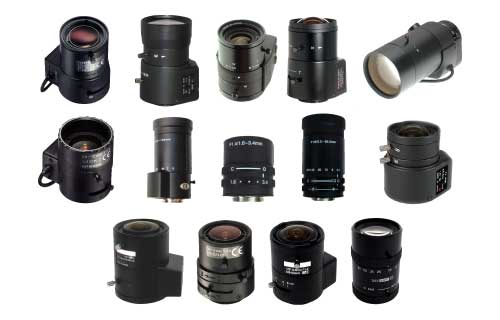 Một số loại ống kính camera